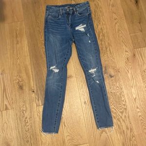 BlankNYC High Waisted medium wash skinny jeans